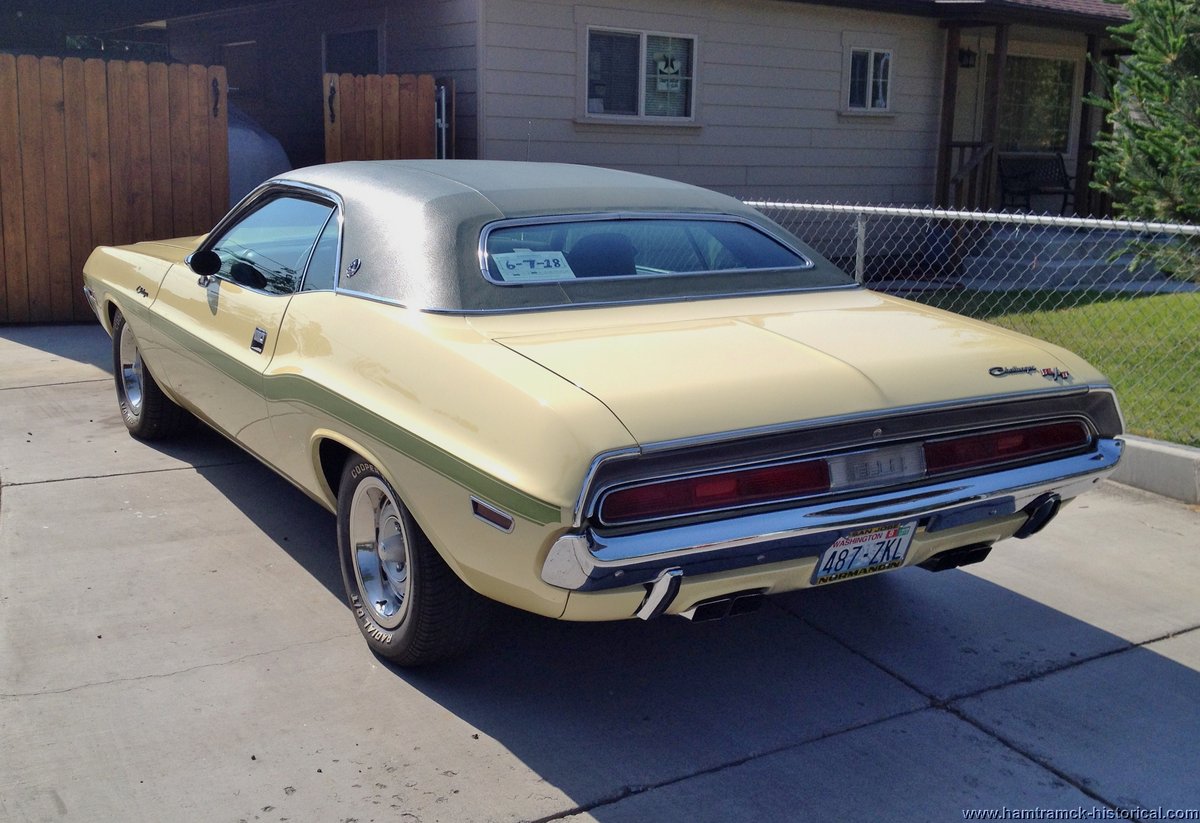 The 1970 Hamtramck Registry A E Body Exterior Color